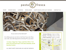 Tablet Screenshot of pasta-fresca.net